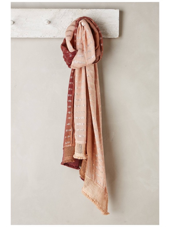 Anthropologie Accessories - Anthro “Rust Patina Scarf”